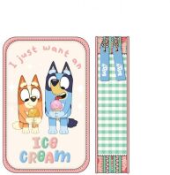 Bluey 26 Κασετίνα Διπλή Γεμάτη Ice Cream (260332)