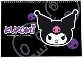 Kuromi 26 Μπλοκ Ζωγραφικής Α4-5 Σχέδια-1Τμχ (26218)