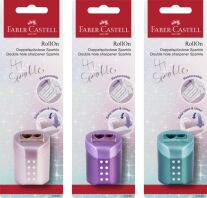 Faber Castell Ξύστρα Διπλή Roll-On Sparkle-3 Σχέδια-1Τμχ (12310829)