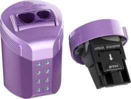 Faber Castell Ξύστρα Διπλή Roll-On Sparkle-3 Σχέδια-1Τμχ (12310829)