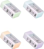 Faber Castell Γόμα Dust Free Μεγάλη Pastel-4 Χρώματα-1Τμχ (12310904)
