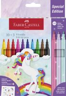 Faber Castell Μαρκαδόροι Μονόκερος Σετ 10+3Τμχ (12310991)