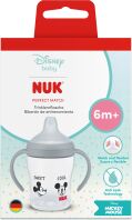 Nuk Μπιμπερό Πλαστικό Perfect Match PP 150ml Στόμιο-Λαβές Mickey (10215396)