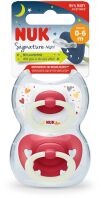 Nuk Πιπίλα Σ Μ1 Signature Night Με Θήκη 2Τμχ-2 Σχέδια (10175270)