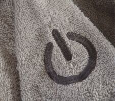 Nef Nef Μπουρνούζι Βαμβακερό Color Kids Light Grey No 10 (038493-L.GREY/10)