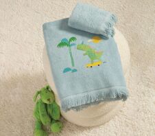Nef Nef Πετσέτα Σετ 2Τμχ Dinos On Wheels Χ25/26 (038772)