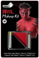 Makeup Kit Κόκκινο-Μαύρο & Μολύβια (4346)
