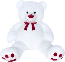 Λούτρινο Αρκούδα Άσπρη 100cm (2921)