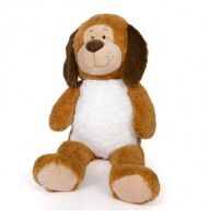 Λούτρινος Σκύλος Καφέ 100cm (2933)