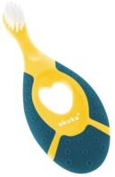 Akuku Πρώτη Οδοντόβουρτσα 0 Μηνών+ Yellow/Blue (A0158-Yellow/Blue)