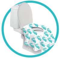 Babywise Προστατευτικά Τουαλέτας Μιας Χρήσης 10Τμχ Potette On The Go (56710)