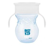 Akuku Εκπαιδευτικό Ποτηράκι 360° Με Καπάκι 9m+ 270ml (A0010)