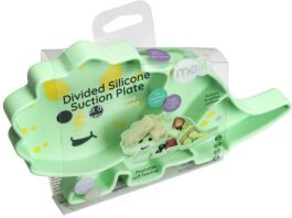 Melii Πιάτο Σιλικόνης Με Βεντούζα Dino (MEL17200)