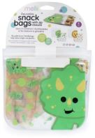 Melii Επαναχρησιμοποιούμενα Τσαντάκια Για Σνακ Dino & Lion 4Τμχ (MEL21220)