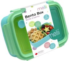 Melii Φαγητοδοχείο Με Ασποσπώμενα Διαχωριστικά Blue (MEL21850)