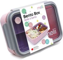 Melii Φαγητοδοχείο Με Αποσπώμενα Διαχωριστικά Pink (MEL21900)