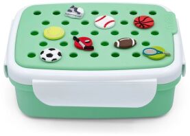 Melii Φαγητοδοχείο Bento Με Charms 880ml Green (MEL27610)