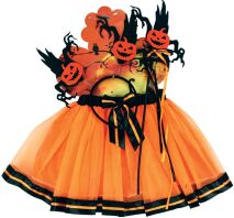 Σετ Halloween Φούστα Στέκα Ραβδί (Α5491)