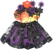 Σετ Halloween Φούστα Στέκα Ραβδί (Α5493)