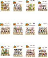 Μανταλάκια Ξύλινα Fancy-12 Σχέδια-1Τμχ (Σ2559)