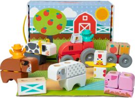 Melissa & Doug Blockables Σετ Φάρμας (6074894)
