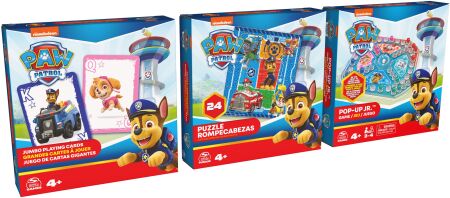 Επιτραπέζιο Paw Patrol 3 Παιχνίδια (6066829)
