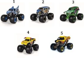 Monster Jam Όχημα 1:24-5 Σχέδια (6056371)
