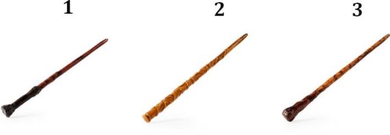 Wizarding World Harry Potter Μαγικά Ραβδιά-3 Σχέδια (6064042)