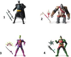 Batman Ninja Φιγούρες Με Κίνηση Μάχης 15cm.-4 Σχέδια (6072755)