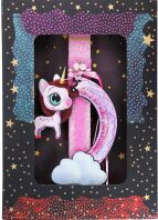 Λαμπάδα Μονόκερος Rainbow Πεταλούδα (LA23018A)