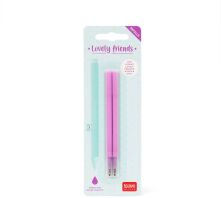 Legami Refills Gel Pen Lovely Friends-Lovely Friends Refill Set-Purple (REFCPP0008)