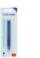 Legami Refills Gel Pen Lovely Friends-Lovely Friends Refill Set-Blue (REFCPP0002)