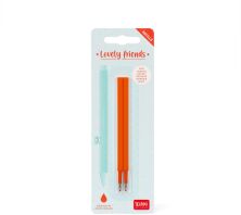 Legami Refills Gel Pen Lovely Friends-Lovely Friends Refill Set-Orange (REFCPP0010)
