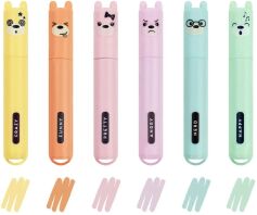 Legami Mini Pastel Highlighters-Teddy's Style (MH0004)