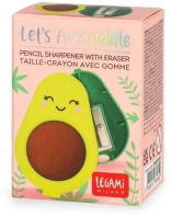Legami Pencil Sharpener With Eraser-Let's Avocuddle-Avocado (PSAVO0001)