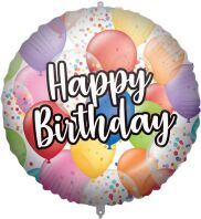 Μπαλόνι Foil Happy Birthday 46cm (92424)
