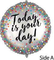 Μπαλόνι Foil Happy Birthday Dual Faced 46cm (92437)