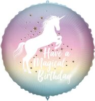 Μπαλόνι Foil Birthday Unicorn 46cm (92439)