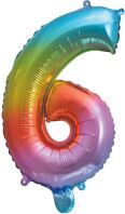 Foil Μπαλόνια Πολύχρωμα Μεταλλικά No6 10cm (92729)