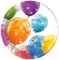 Πιάτα Μεσαία Sparkling Balloons 8Τμχ (93483)