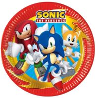 Πιάτα Μεγάλα Sonic 23cm 8Τμχ (95645)