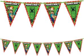 Τρίγωνες Γιρλάντες Minecraft 1Τμχ (95661)