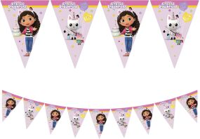 Τρίγωνες Γιρλάντες Gabbys Dollhouse 1Τμχ (95760)