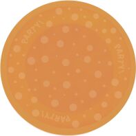 Πιάτο Πολλαπλών Χρήσεων Party-Πορτοκαλί 21cm (95930)