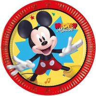 Πιάτα Μεσαία Mickey Jump Into Fun 20cm 8Τμχ (97224)