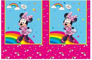 Τραπεζομάντηλο Minnie Rainbow Makes Me Smile 120x180 (97246)