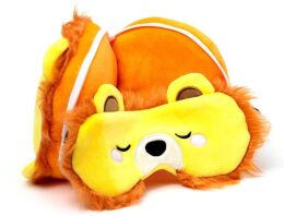 Puckator Relaxeazzz Μαξιλάρι Ταξιδιού & Μάσκα Ύπνου Λιοντάρι (CUSH274)