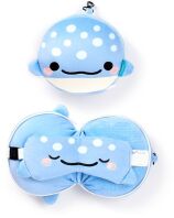 Puckator Relaxeazzz Μαξιλάρι Ταξιδιού & Μάσκα Ύπνου Καρχαρίας (CUSH348)