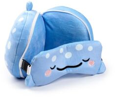 Puckator Relaxeazzz Μαξιλάρι Ταξιδιού & Μάσκα Ύπνου Καρχαρίας (CUSH348)