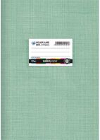 Salko Τετράδιο Καρφίτσα Colorline Πράσινο 17x25 50 Φύλλων (2404)